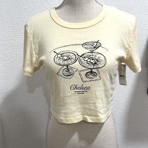 Pacsun light yellow new York shirt
